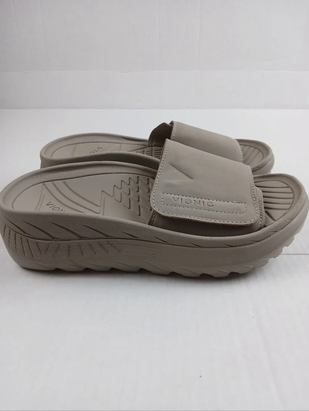 Vionic Women Rejuvenate Recovery Slide Sandal Slip On Cobblestone Grey - Picture 6 of 12